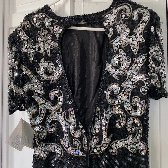 NWT vintage swee-lo art deco inspired cocktail dress. Size Medium - Picture 9 of 10